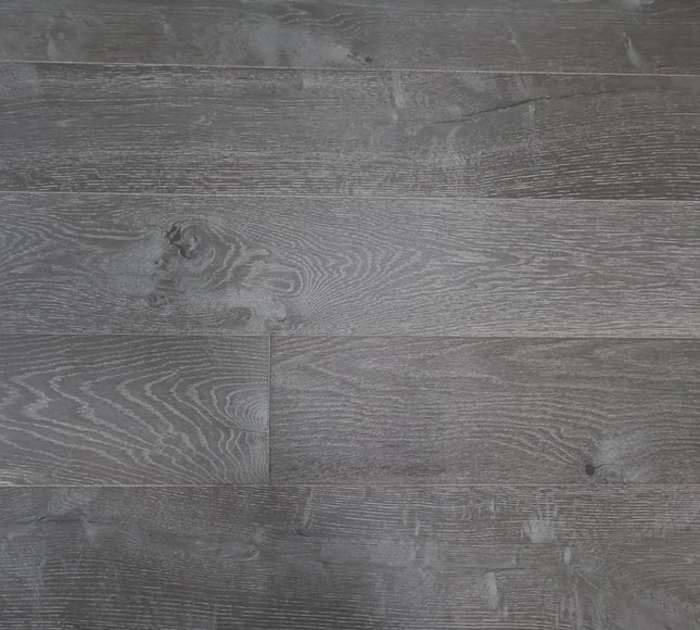 Fossil Grey Lacquered Engineered Oak Flooring
