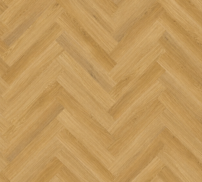 Authentic Natural Oak Luxury Vinyl Herringbone Flooring