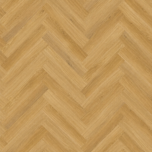 Authentic Natural Oak Luxury Vinyl Herringbone Flooring