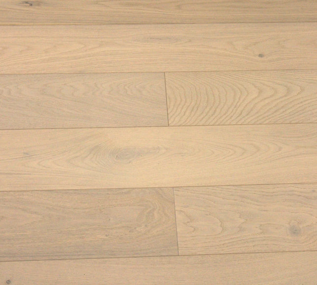 Brushed White UV Oiled Classic Grade Engineered Oak Flooring