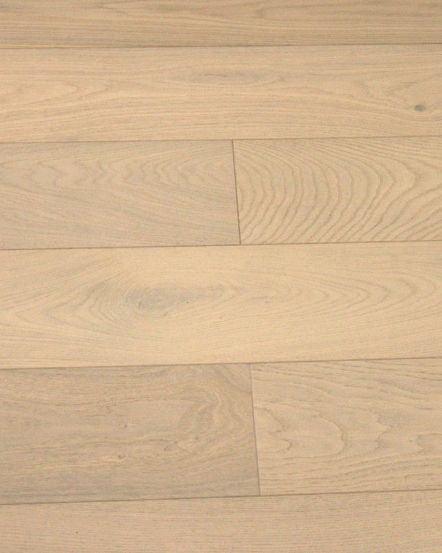 Brushed White UV Oiled Classic Grade Engineered Oak Flooring