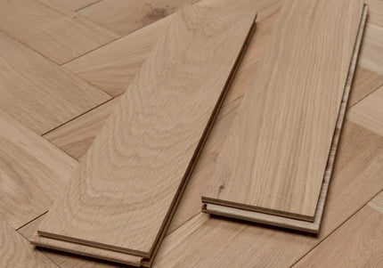 Prime AB Unfinished Engineered Herringbone Flooring