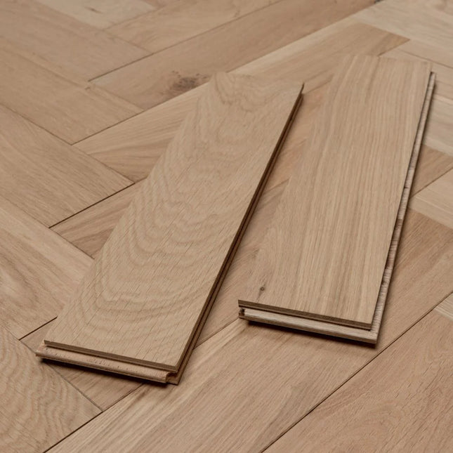 Prime AB Unfinished Engineered Herringbone Flooring