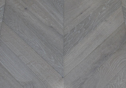 Smoked Grey Chevron Engineered Wood Flooring | Pukka Flooring