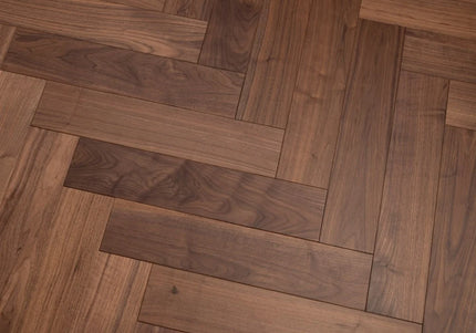 Walnut UV Oiled Engineered Herringbone Flooring