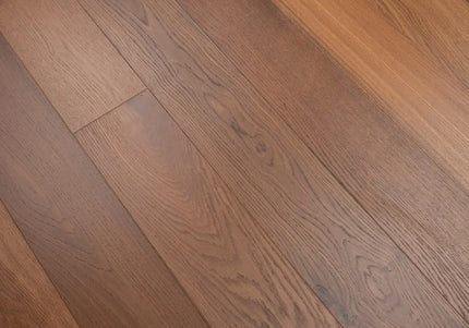 Smoked Brushed Lacquered Hybrid Oak SPC Flooring