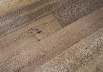 Smoked Brushed Oiled Engineered Oak Plank Flooring