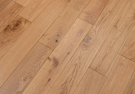 Home Natural Classic Grade Brushed Lacquered Engineered Oak Flooring