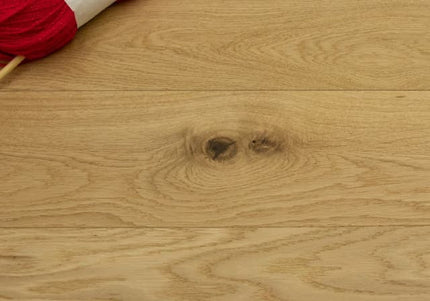 Natural Brushed Lacquered Prime AB Grade Engineered Oak Flooring