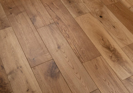Rustic Brushed Oiled Wide Plank Oak Flooring