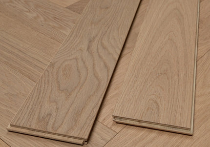 Prime AB Invisible Finish Lacquered Engineered Herringbone Flooring