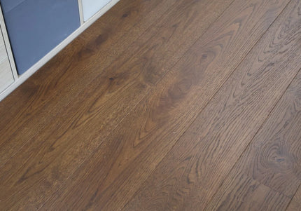 Hazelnut Brown Brushed & Oiled Engineered Oak Flooring