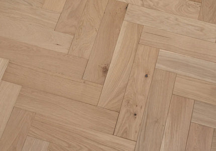 AB Unfinished Square Edge Engineered Herringbone Flooring