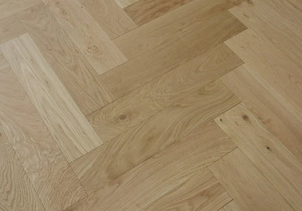 Natural Brushed UV Oiled Engineered Herringbone Flooring