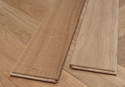 Prime AB Unfinished Engineered Herringbone Flooring