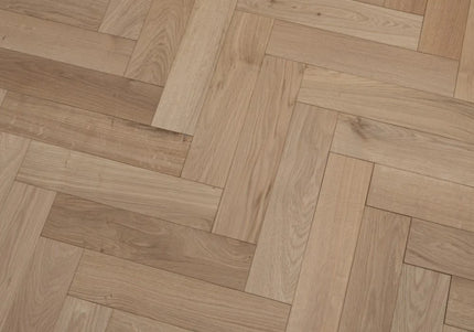 Heritage Unfinished Solid Oak Herringbone Flooring
