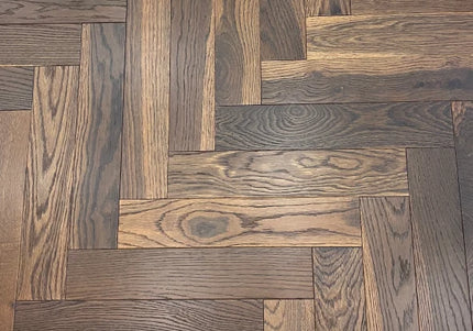 Twilight Timber Smoked Natural Oiled Engineered Herringbone Flooring