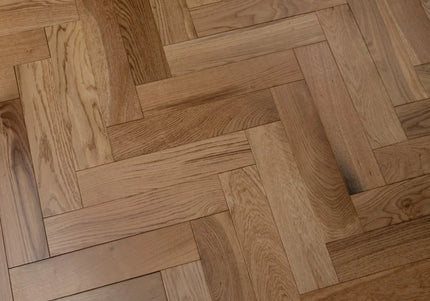 Natural Smooth Engineered Herringbone Flooring