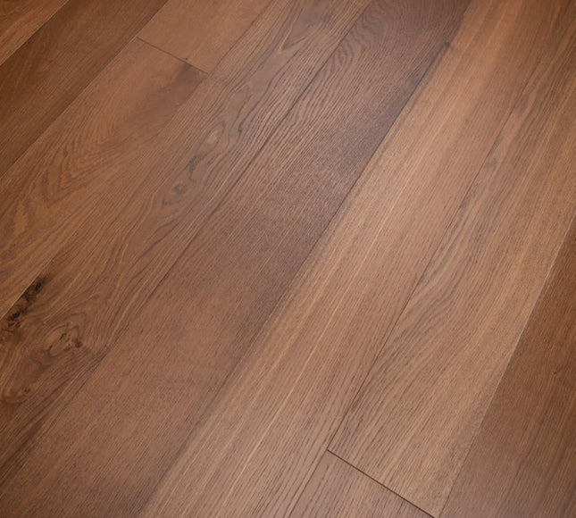 Smoked Brushed Lacquered Hybrid Oak SPC Flooring