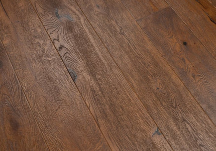 Heritage Antique Brown Distressed Engineered Oak Flooring