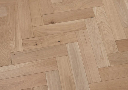 AB Unfinished Square Edge Engineered Herringbone Flooring
