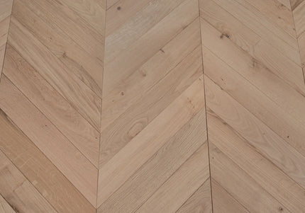 Classic Unfinished Engineered Chevron Oak Flooring