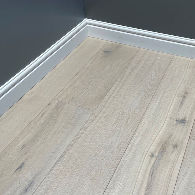 The Inferno White Brushed UV Lacquered Flooring