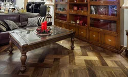 Walnut Basket Weave UV Finish