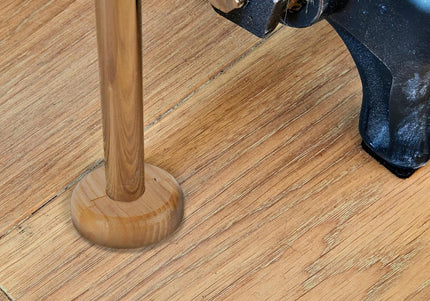 Oiled Radiator Pipe Collars 11×46×46 - Wooden Collar for Polished Pipe Surround | Pukka Flooring 