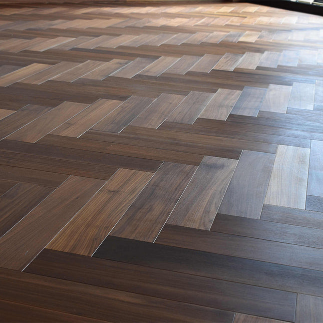 UV Oiled Walnut Square Weaves Parquet | Pukka Flooring
