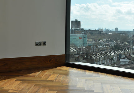 UV Oiled Walnut Square Weaves Parquet | Pukka Flooring