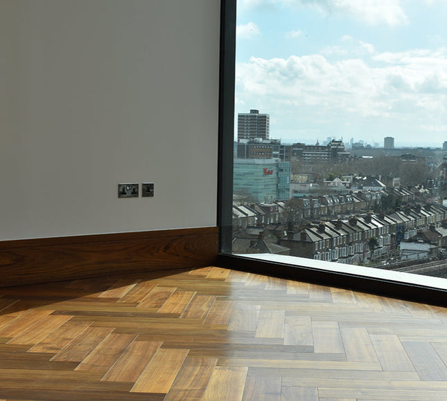 UV Oiled Walnut Square Weaves Parquet | Pukka Flooring