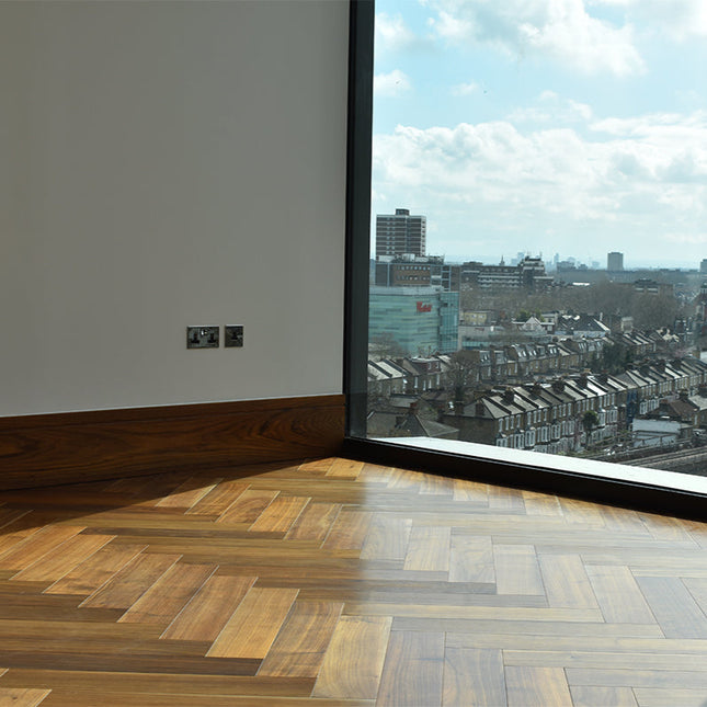 UV Oiled Walnut Square Weaves Parquet | Pukka Flooring