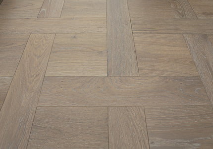 Natural Oak Basket Weave Square