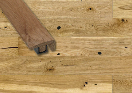 Colour Matched Real Wood End Profile – Neat Floor Finishing Edge (19mm x 40mm)