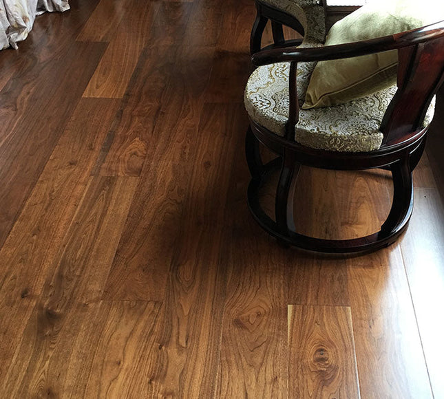 Walnut T&G UV Lacquered Plank Engineered Flooring | Pukka Flooring