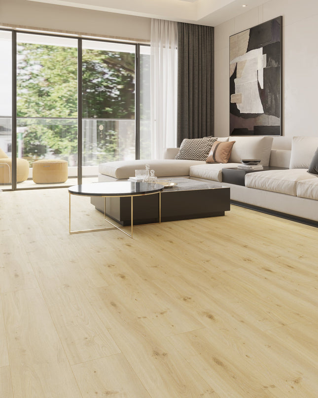 Light Ivory Oak SPC Click LVT Flooring - Pukka Flooring