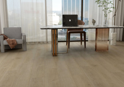 Smoked White SPC Click LVT Flooring (5.2mm/0.3mmx181x1220 ) Pukka Flooring
