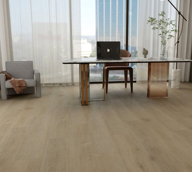 Smoked White SPC Click LVT Flooring (5.2mm/0.3mmx181x1220 ) Pukka Flooring