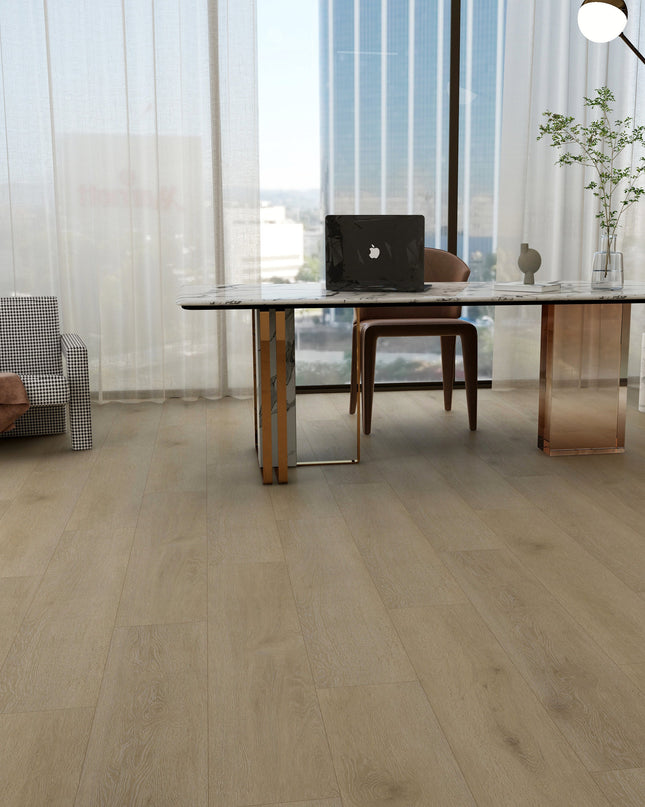 Smoked White SPC Click LVT Flooring (5.2mm/0.3mmx181x1220 ) Pukka Flooring