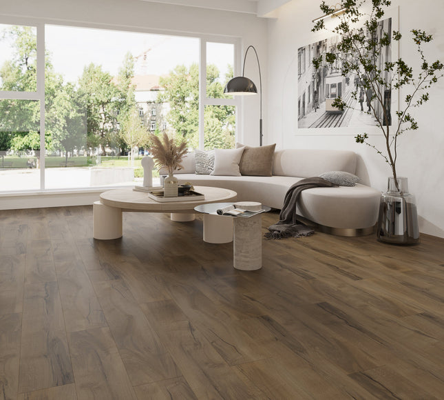 Rustic Walnut SPC LVT Flooring | Pukka Flooring