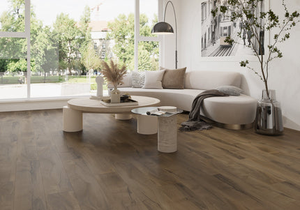 Rustic Walnut Dryback LVT Flooring | Pukka Flooring