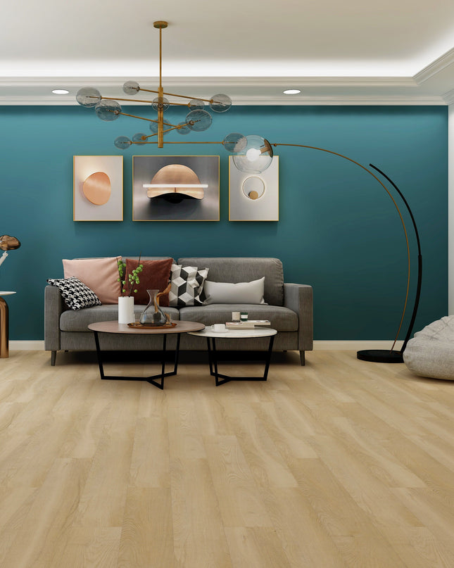 Snowy Hickory Dryback LVT Flooring | Pukka Flooring