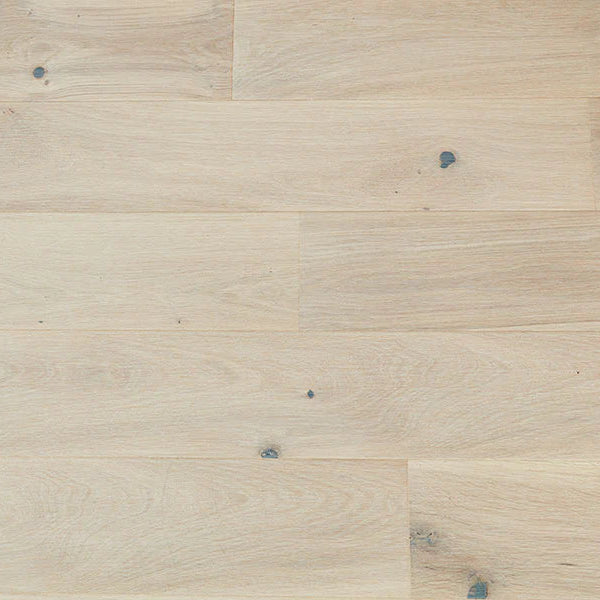 Pukka Flooring Oak Engineered Wood – Whitened Oak Brushed & Matt Lacquered 14 x 180mm Long European Engineered Oak 4V Bevel