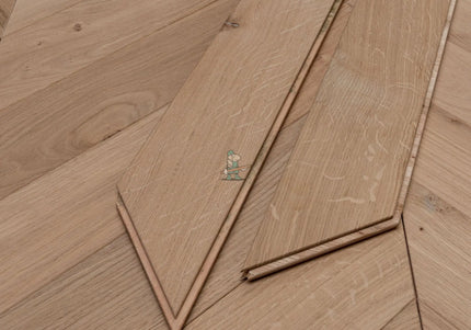 Unfinished Chevron Engineered Wood Flooring | Pukka Flooring