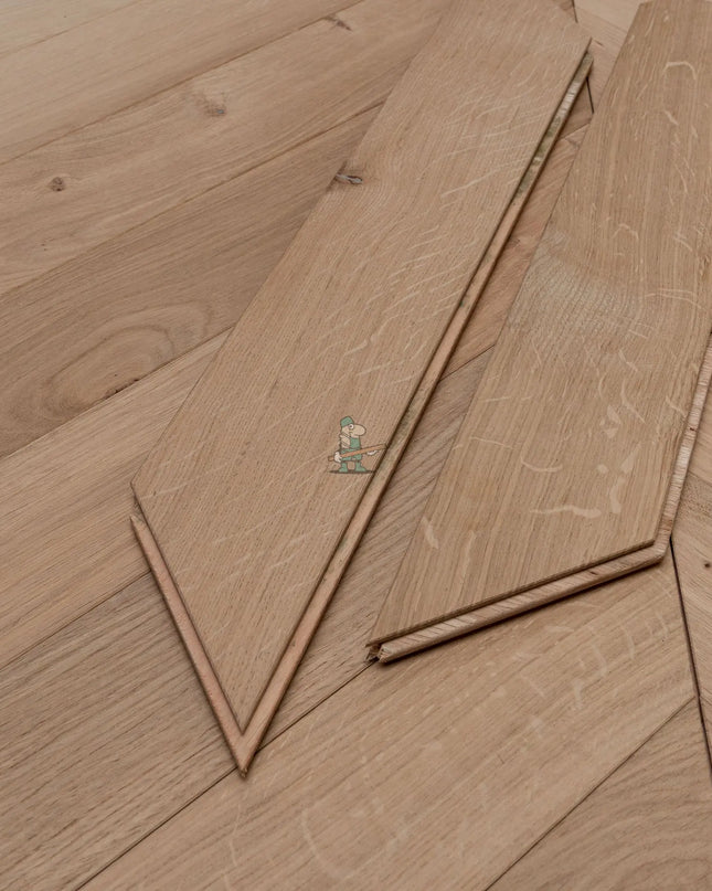 Unfinished Chevron Engineered Wood Flooring | Pukka Flooring