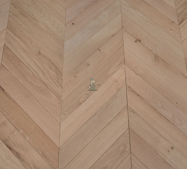 Unfinished Chevron Engineered Wood Flooring | Pukka Flooring