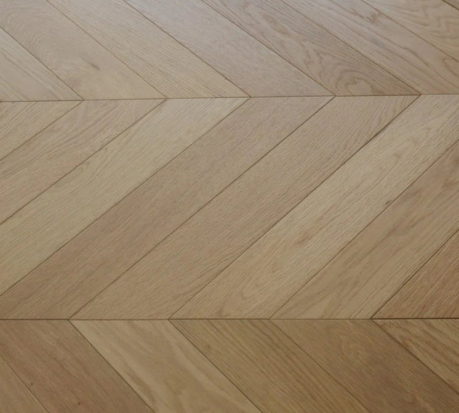 Natural AB Grade Chevron Engineered Wood Flooring | Pukka Flooring