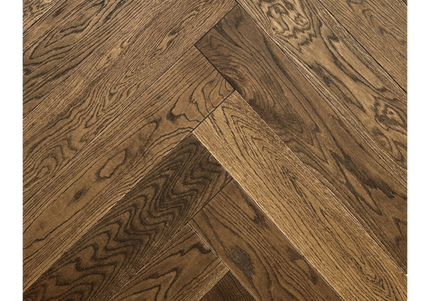 Caramel Brushed Lacquered Parquet Flooring | Pukka Flooring