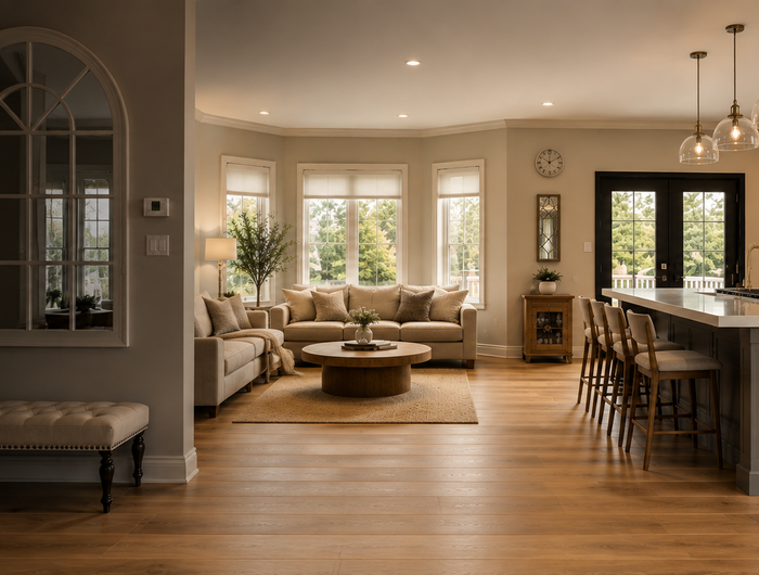 <h1>Flooring Designed for <br/>Real Homes.</h1>